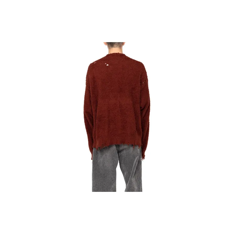 Maison Mihara Yasuhiro Knitwear Men Red Brown-3