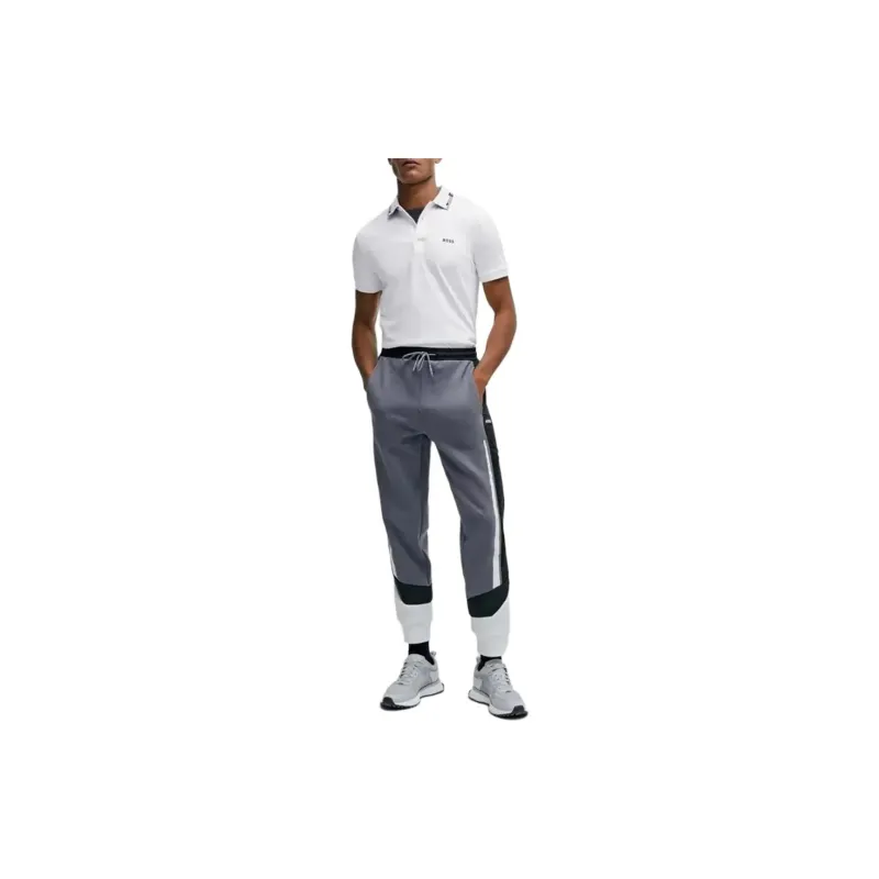 HUGO BOSS Logo print Polo Shirt-1