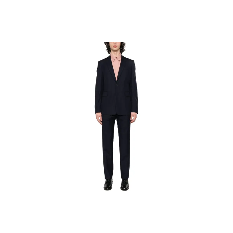 DRIES VAN NOTEN Business Suit Men's Navy Blue-2