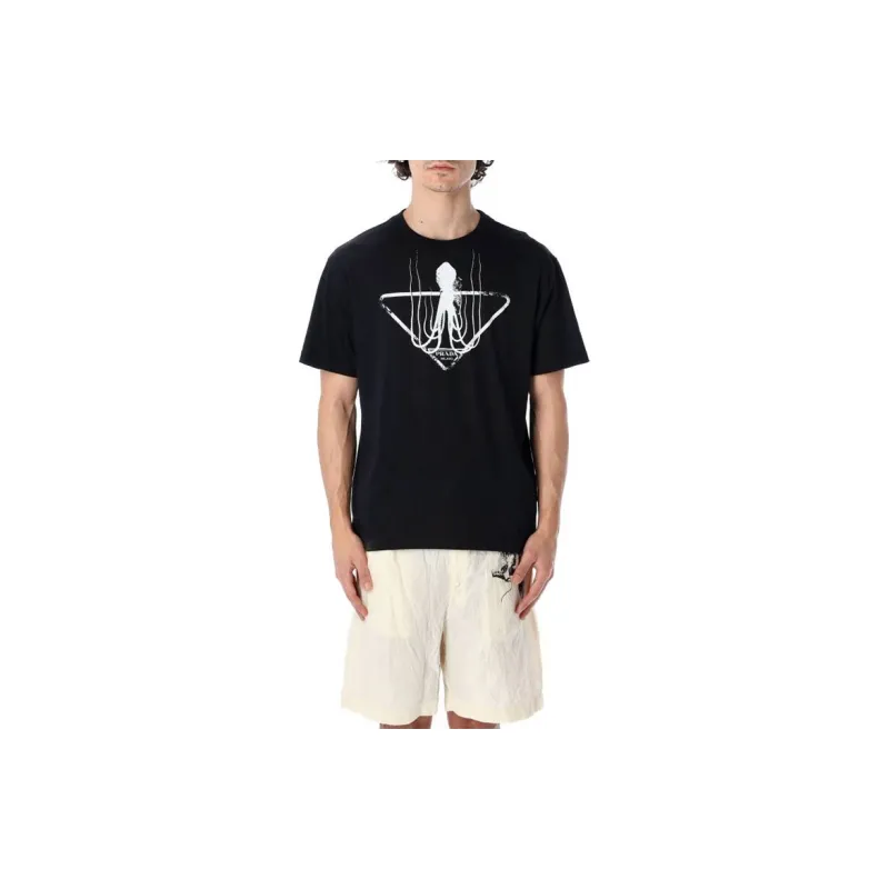PRADA Octopus Print T shirt-3