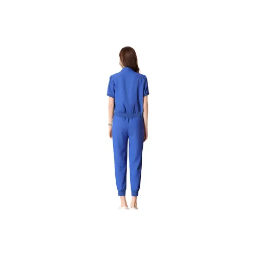 FENHONGMALI Casual Suit Women's Blue