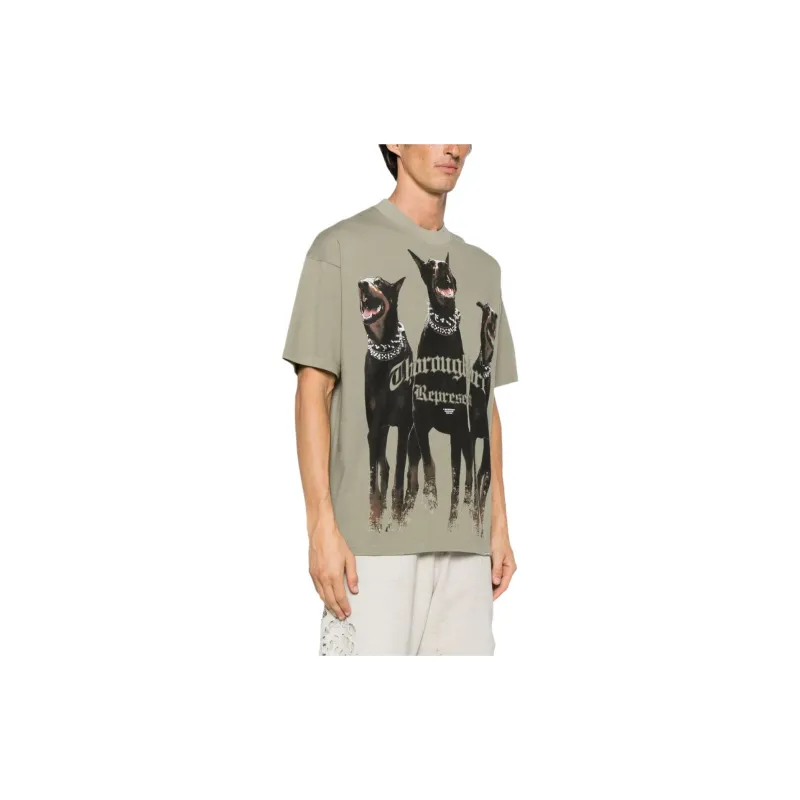 REPRESENT SS24 T Shirt Men's Green-3