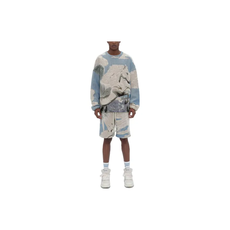AMIRI Sweaters Men Light Blue-1