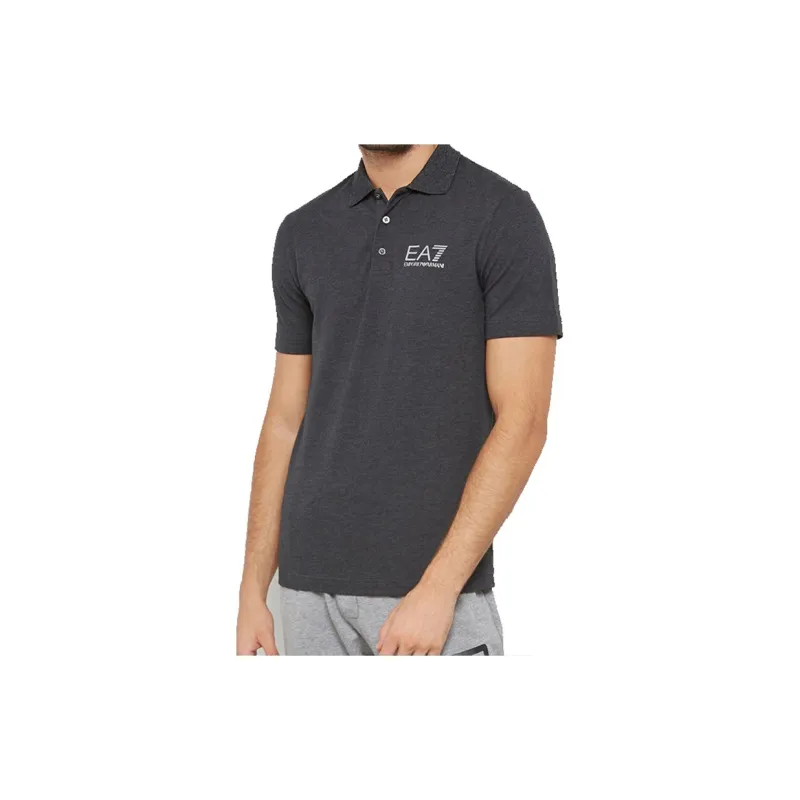 EMPORIO ARMANI EA7 Polo Shirt Men's Dark Gray-1
