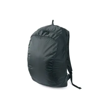 MUJI Polyester Backpack Medium Size Unisex Black