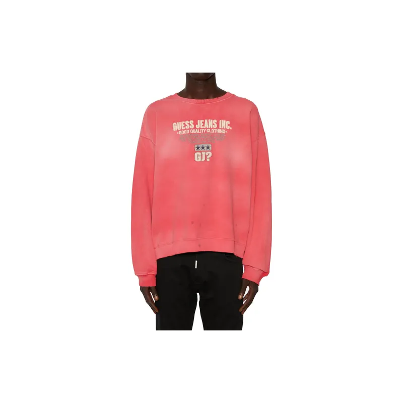 GUESS Sweatshirts Unisex Red-3