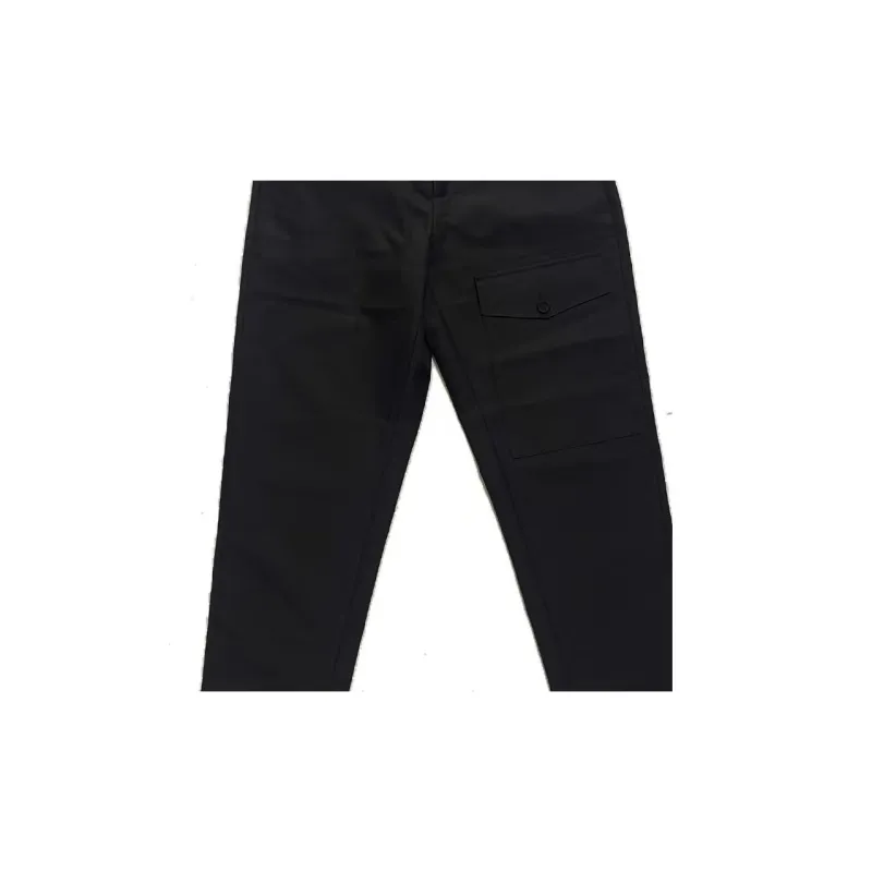 DIOR Front Flap Pants With Oblique Belt-3