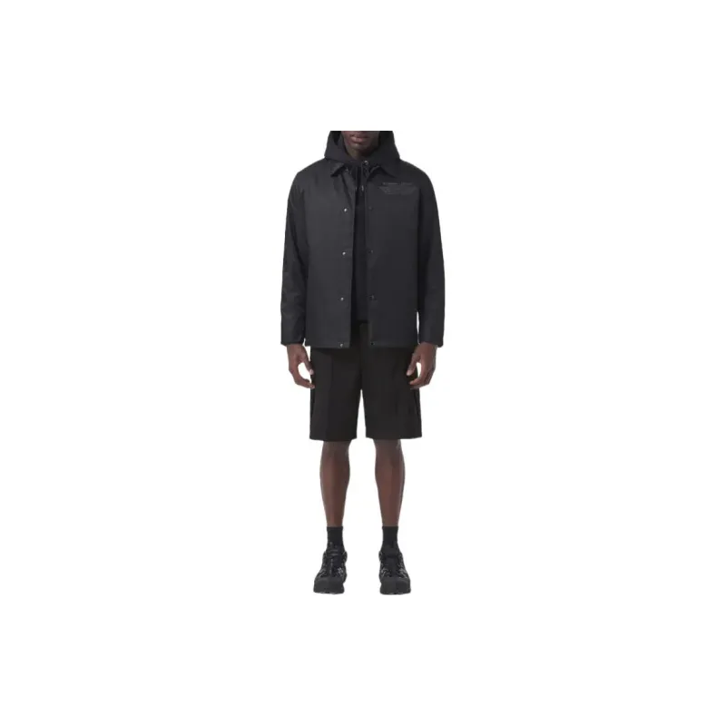 Burberry D Ring Detail Cotton Gabardine Cargo Shorts-3