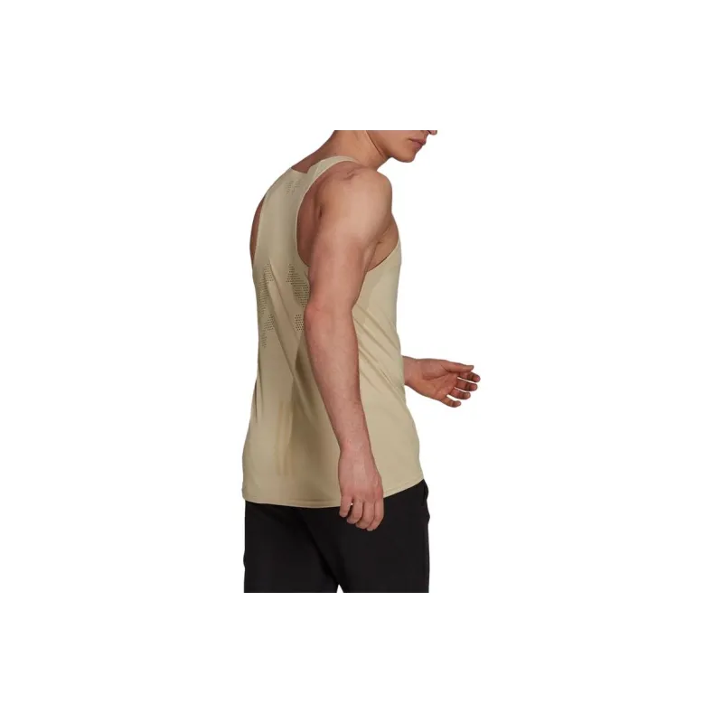 Adidas Tank Tops Men Grassland Brown-3