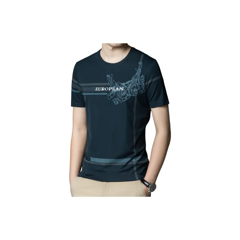 H YXIANG T Shirts Men-6