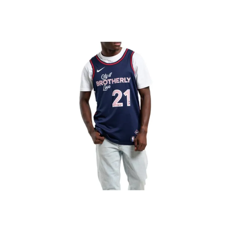 Nike Dri Fit Nba Swingman Joel Embiid Philadelphia 76Ers City Edition 2023/24 Jersey-4