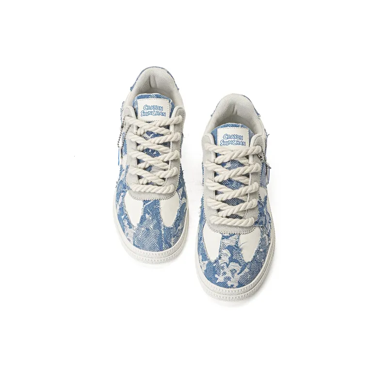 Crayon Shinchan Slip Resistant, Lightweight, And Breathable Low Top Skateboard Shoes Unisex-17