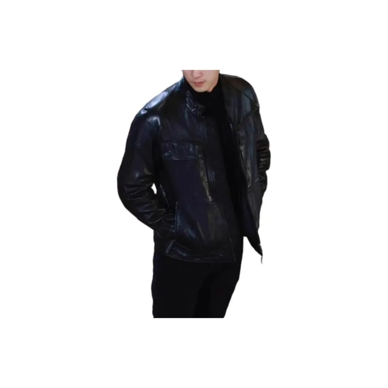 G-STAR RAW Leather Jackets Men Black-1