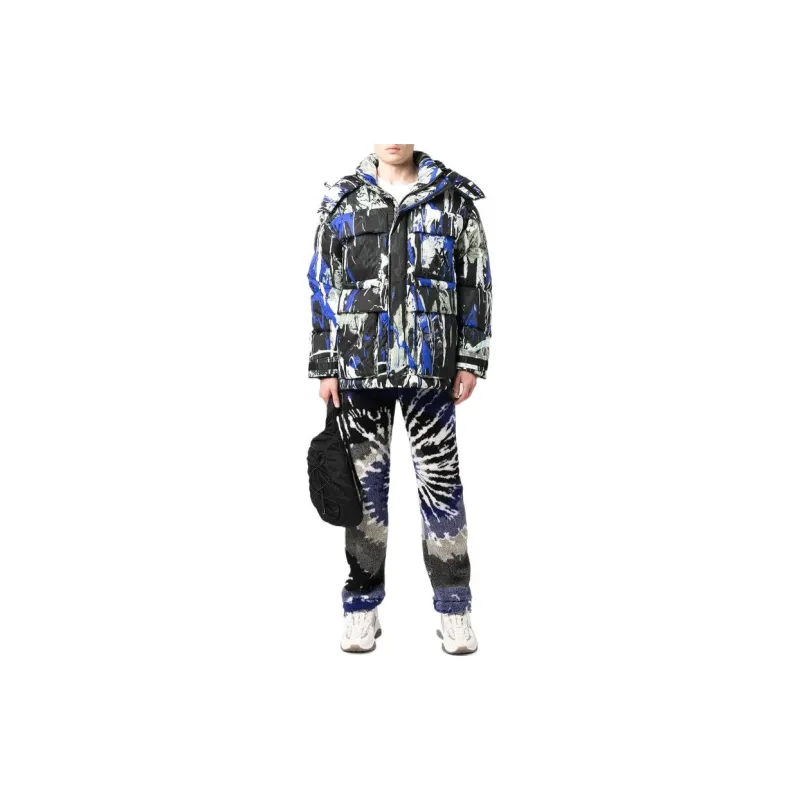 AMIRI Splatter 3/4 Down Puffer-1