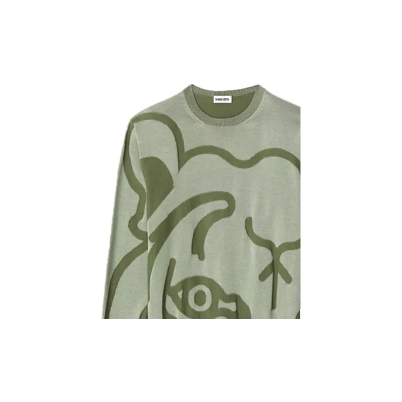 KENZO Sweaters Men Gray Green-5