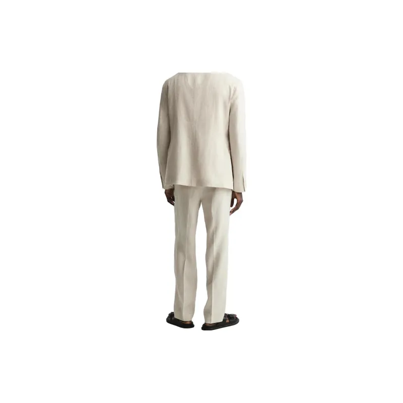 ZARA Suit Trousers Men Beige-2
