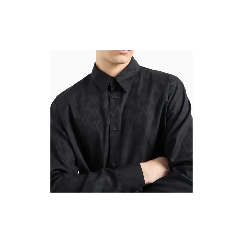 ARMANI EXCHANGE All over Logo print Shirt-4