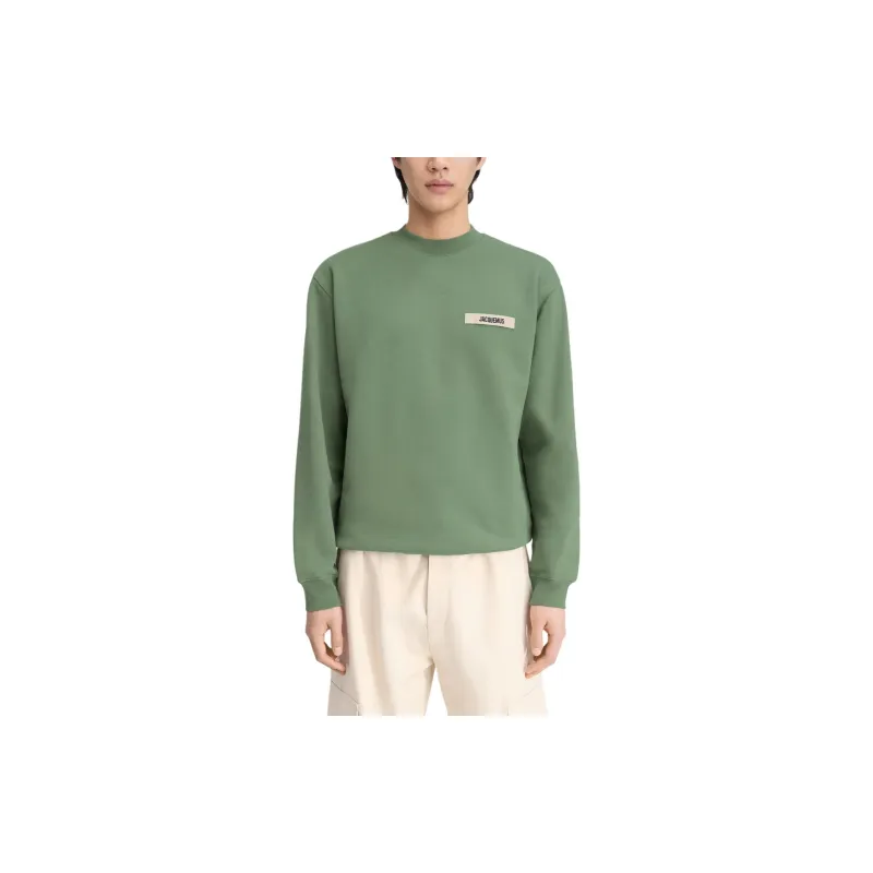 Jacquemus Logo Patch Crewneck Sweatshirt-1