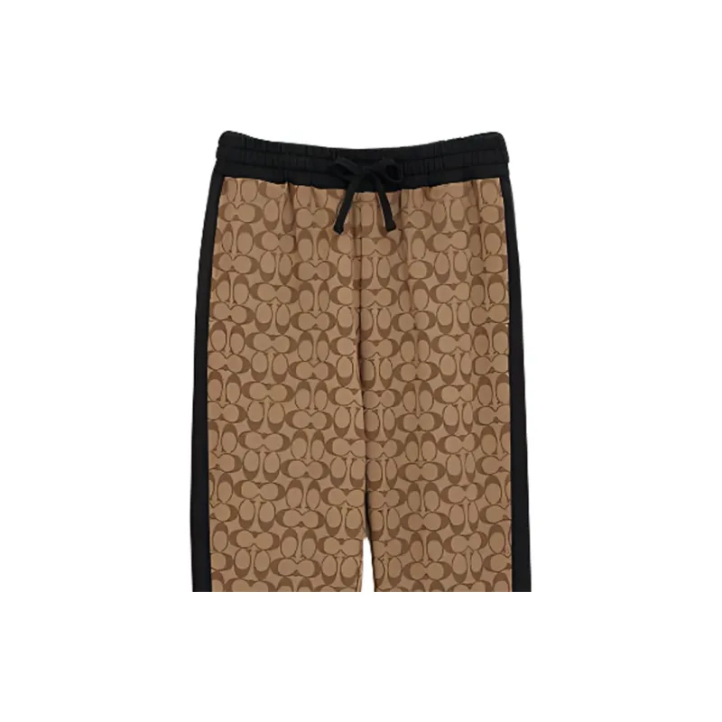 COACH SS24 Casual Pants Men's Khaki-5