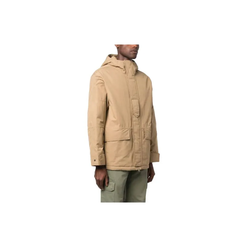 STONE ISLAND Garment dyed Cotton Hooded Jacket-3