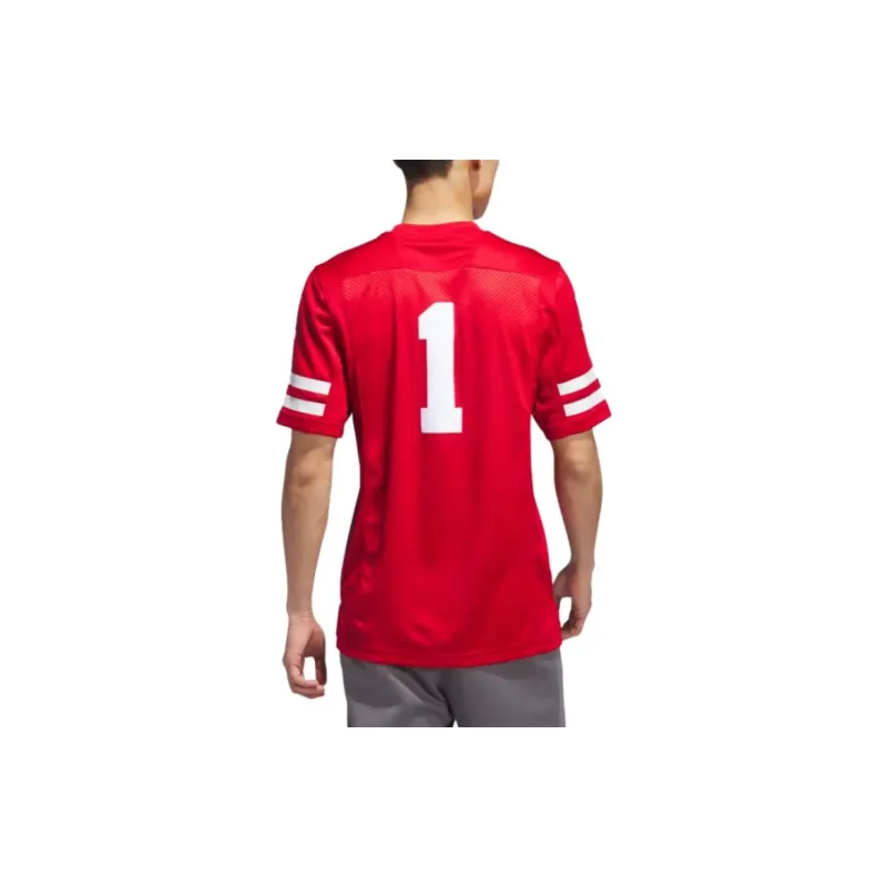 Adidas Nebraska Football Off Field Home Jersey-5