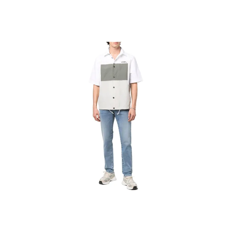 DIESEL S-Dara Colour-Block Short-Sleeved Shirt-1