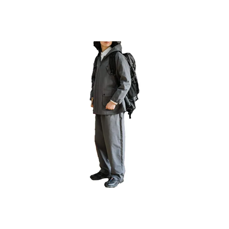PUNCTILIOUS Casual Pants Men's Dark Gray-1