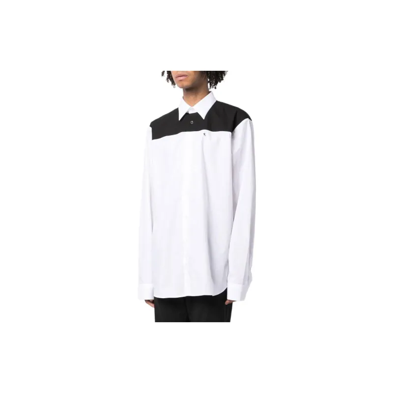 RAF SIMONS Shirts Men Black/White-2