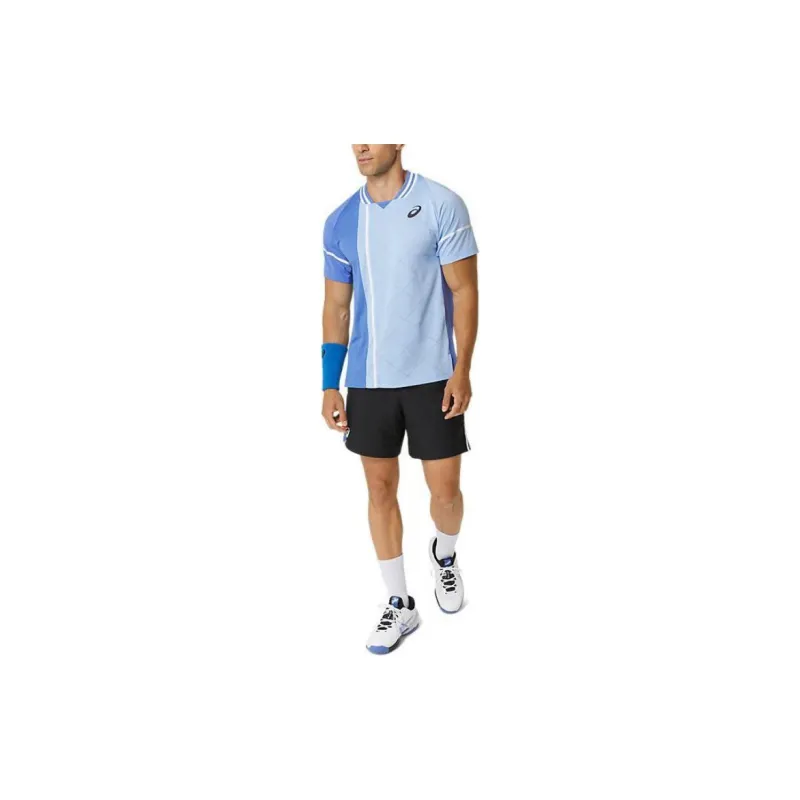 Asics T Shirts Men Blue-2