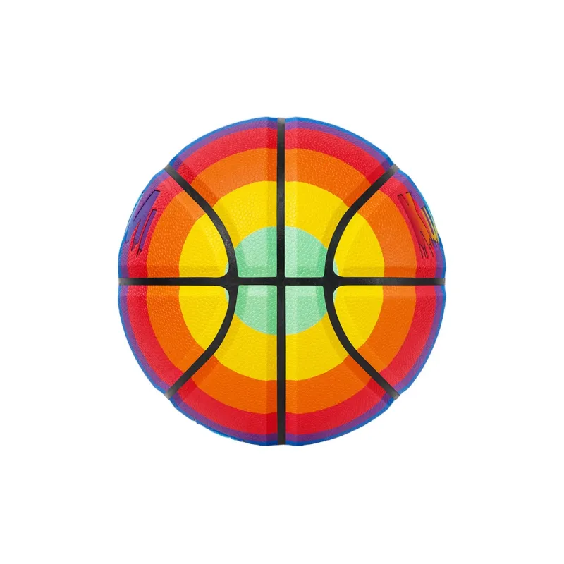 Kuangmi PU Basketball Rainbow Size 7 Ball Training Unisex-6