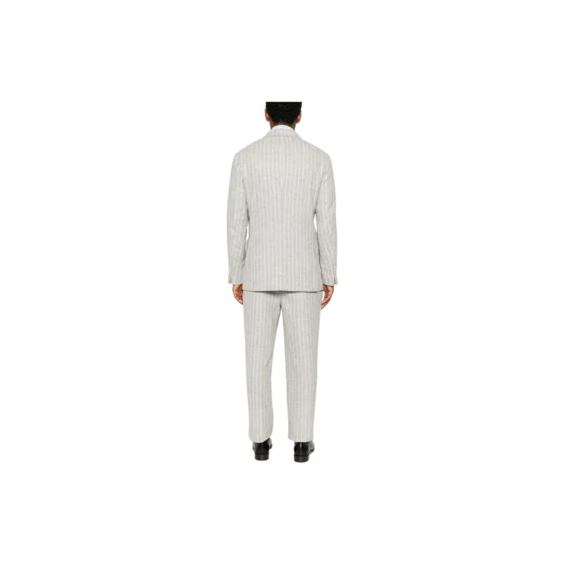 Brunello Cucinelli Striped Two Piece Tailored Suit-2