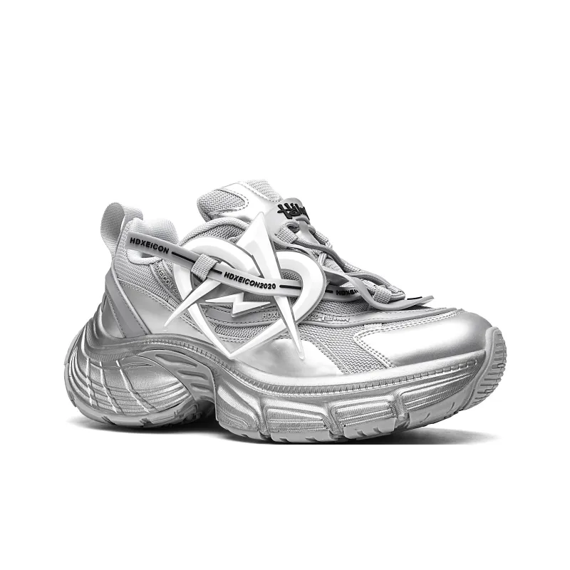 MVA Anti Slip Wear Resistant Breathable Impact Resistant Lightweight Low Top Chunky Sneakers Unisex-1