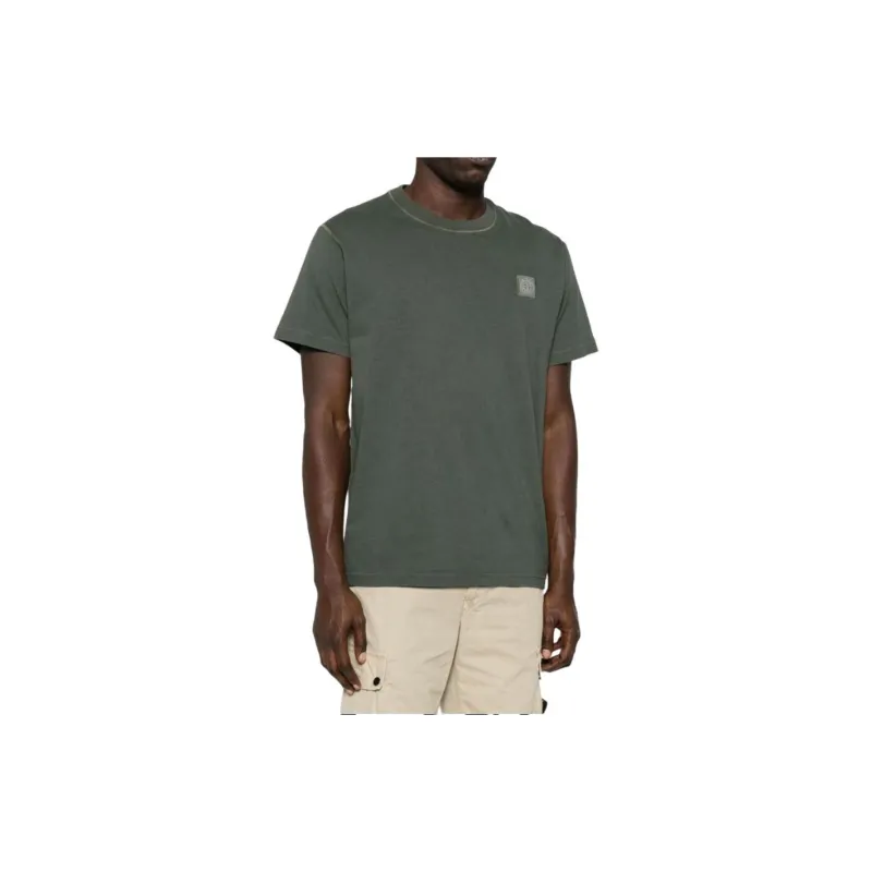 STONE ISLAND Cotton Jersey T shirt-4