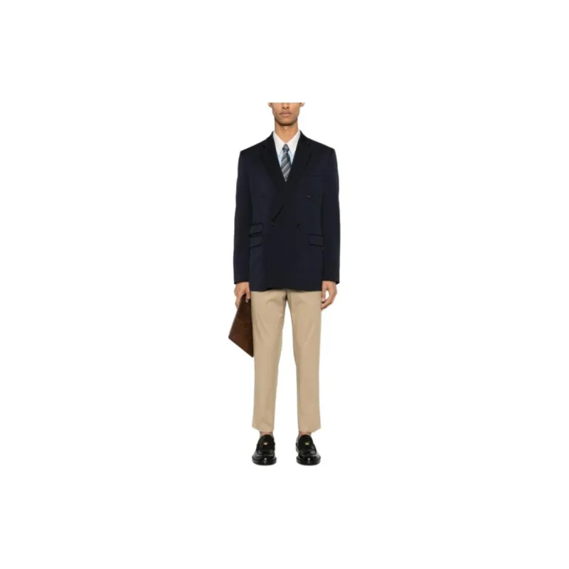 ETRO Tapered Stretched Chino Trousers-1