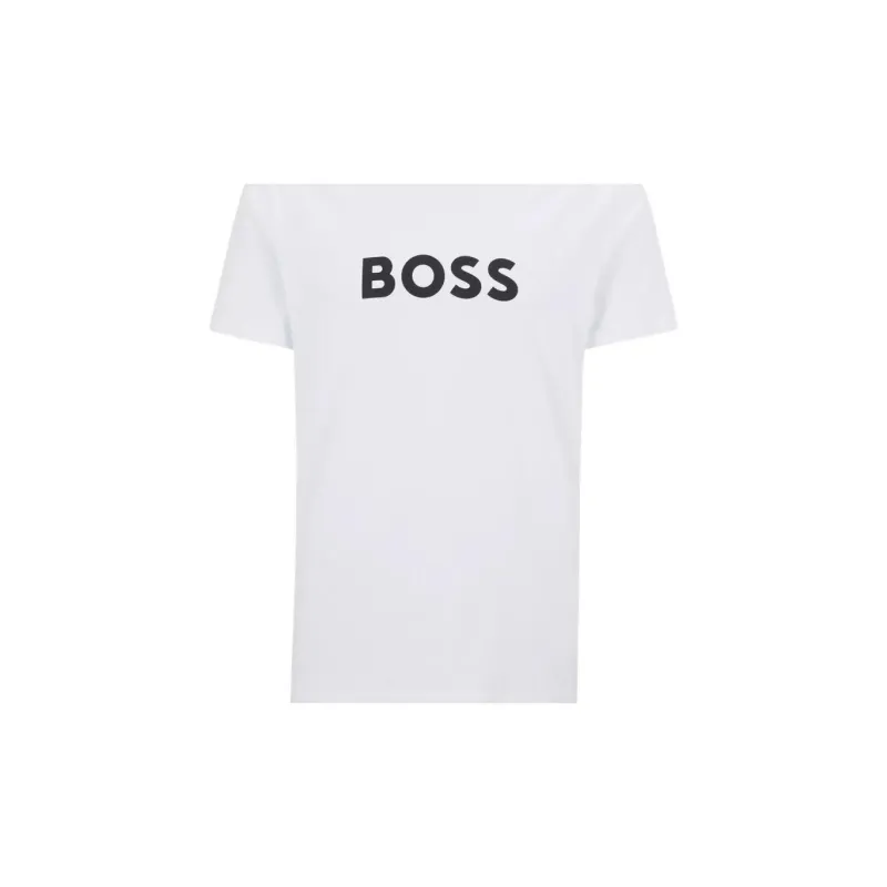 HUGO BOSS Short Sleeved T Shirts Men's White-3