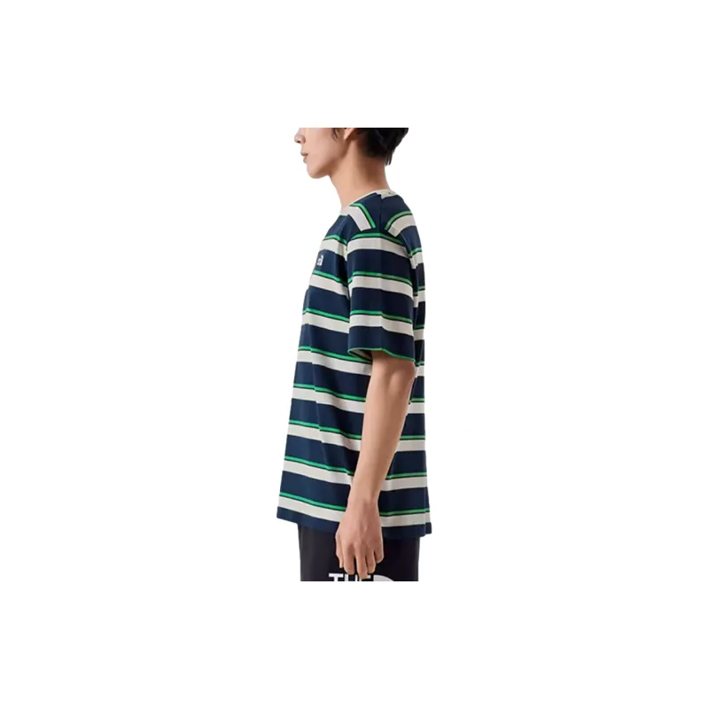 THE NORTH FACE T Shirt Men's Blue White-4