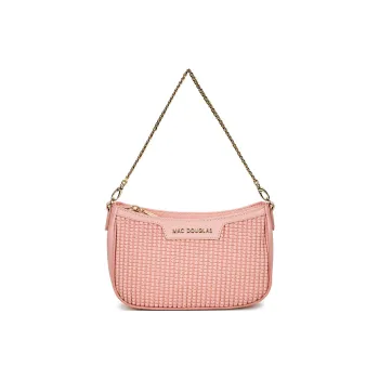 MAC DOUGLAS Synthetic Leather Handbag, Shoulder Bag Women's Pink