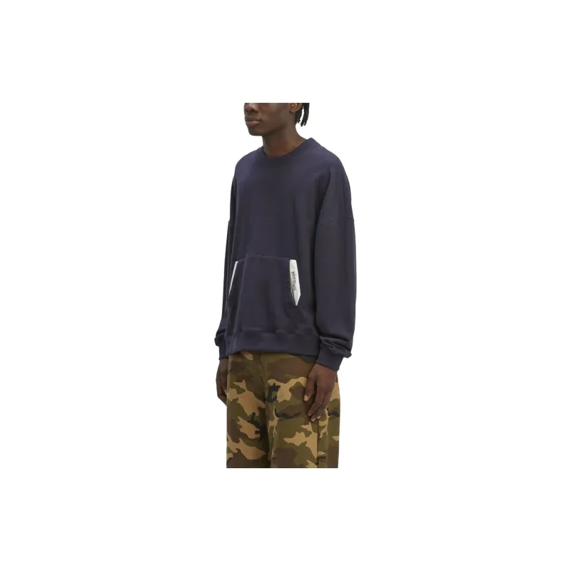 PALM ANGELS Logo Detailed Crewneck Sweatshirt-5