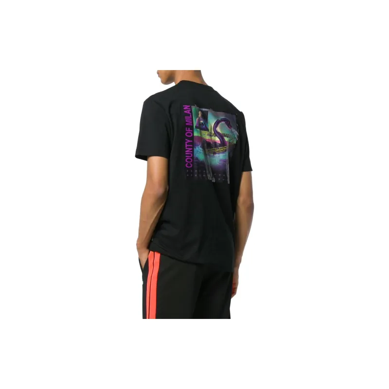 MARCELO BURLON COUNTY OF MILAN T Shirt Men's Black-6