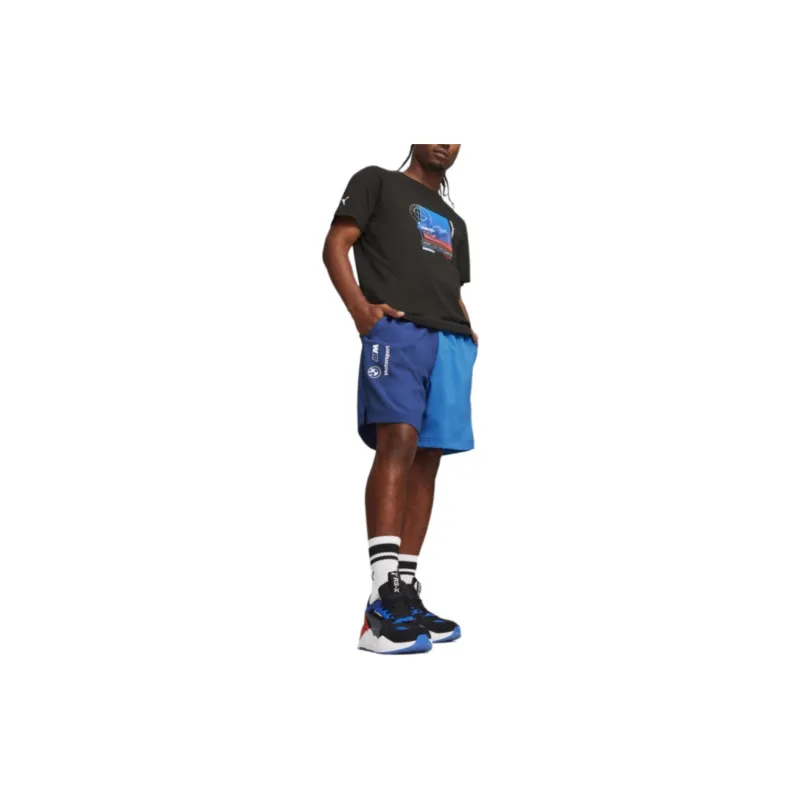 PUMA BMW M Motorsport Casual Shorts Men's Professional Blue-4