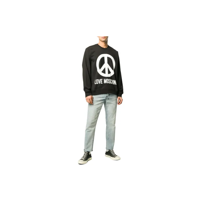 LOVE MOSCHINO Sweatshirt Men's Black-1