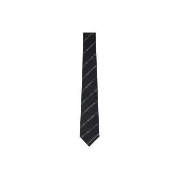 LOUIS VUITTON Mulberry Silk Ties Men's Black
