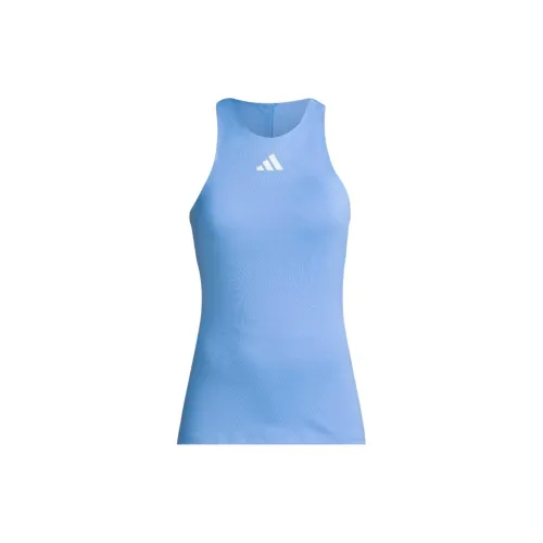 Adidas Sleeveless Sports Shirts Women's Explosion Blue