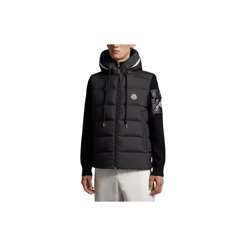 Moncler Cardamine Series Vests Men Black-2