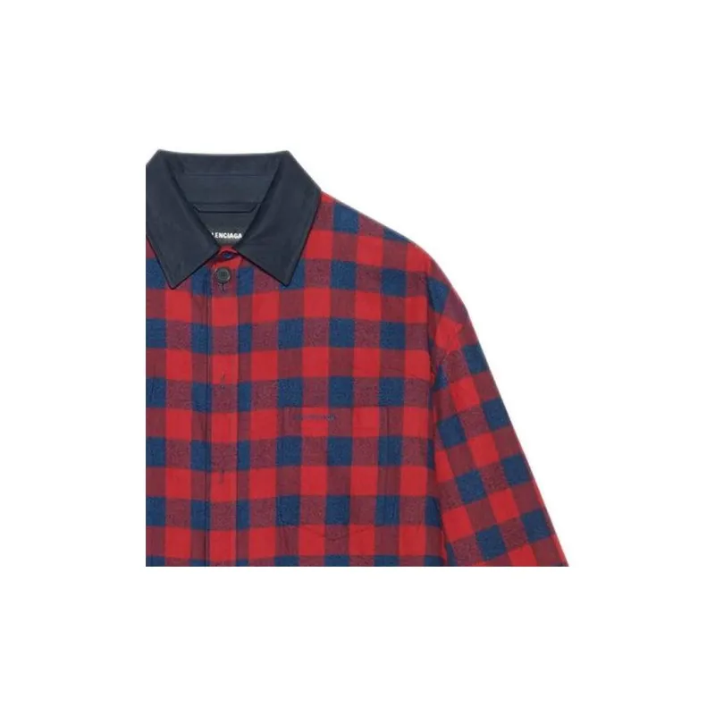 Balenciaga SS22 Coat Loose Fit Men's Red-5
