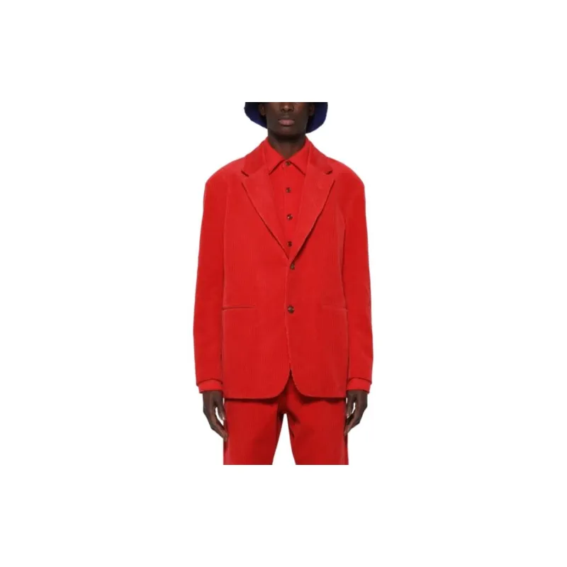 Ermenegildo Zegna Single-breasted Corduroy Blazer-1