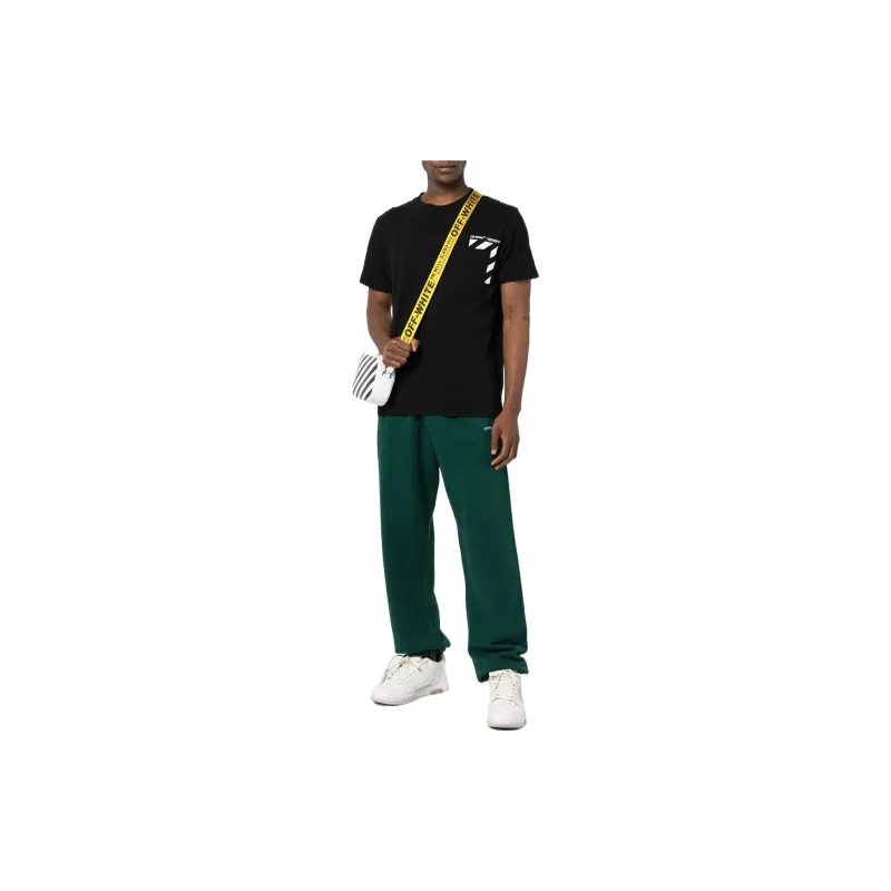 OFF WHITE Diag Stripe Pocket Tee-3