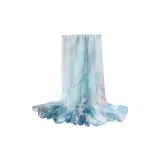 Near Flowers, Distant Mountains, Light Blue
