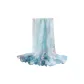 Near Flowers, Distant Mountains, Light Blue