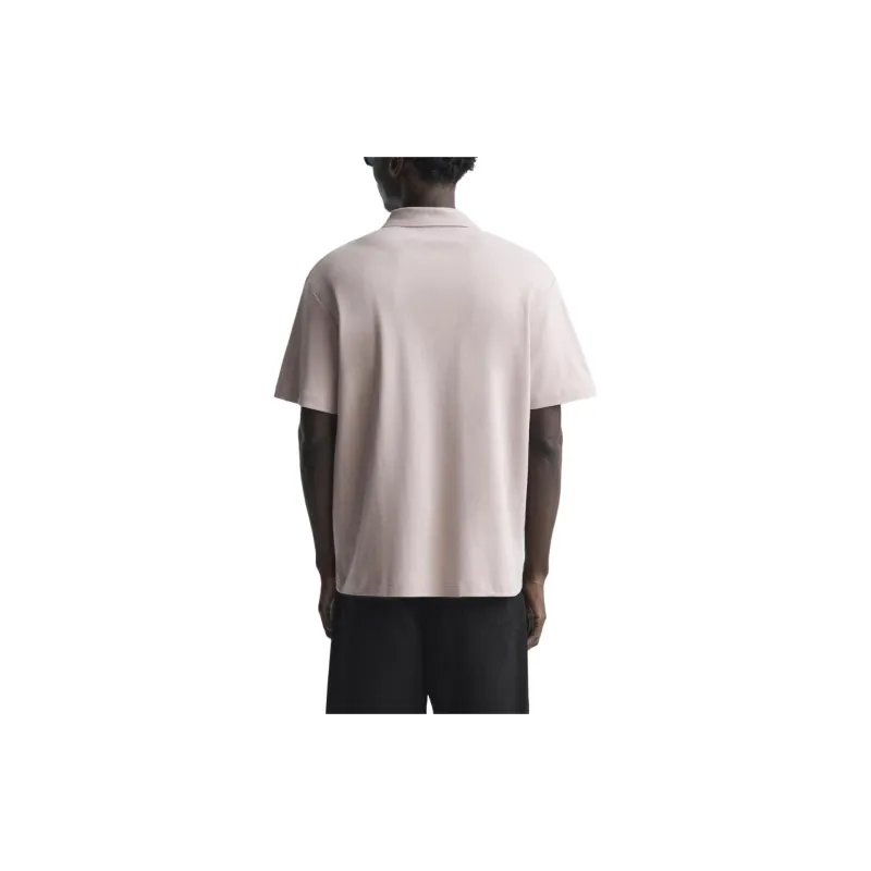 ZARA Polo Shirt Men's Maroon Fuchsia-3